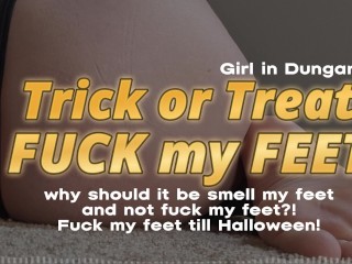 Erotic Audio porn for men  | Trick or Treat FUCK my feet | I want you to fuck my feet for Halloween