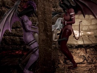 Threesome Succubus Futanari