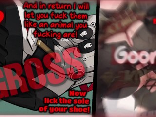 Tomboy BossGirl Turns You Into Her Shoe Slut Hentai Cbt Joi (Femdom Shoe Worship Sph)