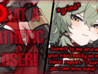 Tomboy BossGirl Turns You Into Her Shoe Slut Hentai Cbt Joi (Femdom Shoe Worship Sph)