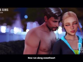 hot older neighbor finds you peeping on him - sims 4 erotic machinima - jackiecoxsims