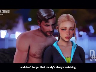 hot older neighbor finds you peeping on him - sims 4 erotic machinima - jackiecoxsims