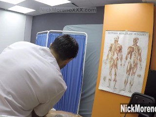 Masseur fucks his milf patient and cums in her mouth