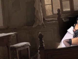 Wednesday sucking and fucking on Halloween