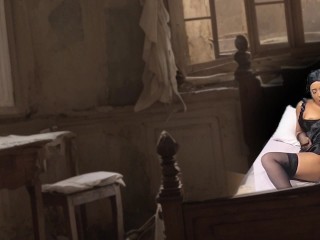 Wednesday sucking and fucking on Halloween