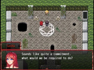 Harem In Another World [ Harem Hentai Game ] Ep.3  farmer's daughter is playing with furry dildo