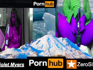 Violet Myers VS 38CM/15Inch Black Dick [ZeroSlashVS] Mountain-Style Cosmic Tier