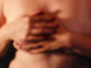 Oiled breasts, oiling up my boobs Playing with my titts until you come