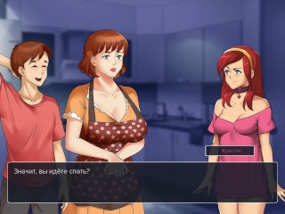 stepmother is preparing food I couldn't resist inserting my dick between her thighs