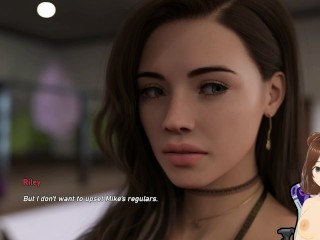 Steps of Debauchery #33 - Married woman showing thong to clients - Jazziuu - Gameplay