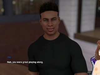 Steps of Debauchery #33 - Married woman showing thong to clients - Jazziuu - Gameplay