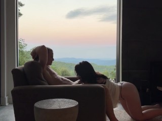 Beautiful Backshots - Cumming Together Up In The Mountains