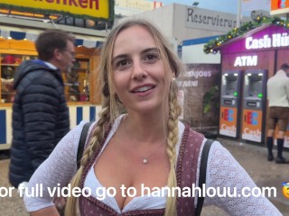 Fucking a Stranger I met at Oktoberfest - Hannah Louu