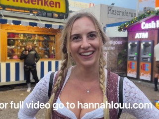 Fucking a Stranger I met at Oktoberfest - Hannah Louu