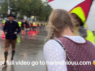 Fucking a Stranger I met at Oktoberfest - Hannah Louu