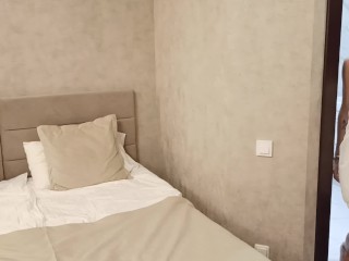 Sandy loves to rub her tight sweet pussy and getting horny while i film her