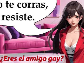 JOI - ¿Eres el amigo gay? No te corras si quieres ir a la fiesta con sus amigas...