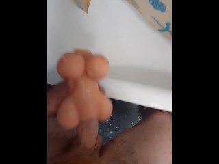 Teens Super tiny doll gets fucked and cum on twice and the 3rd had nothing left