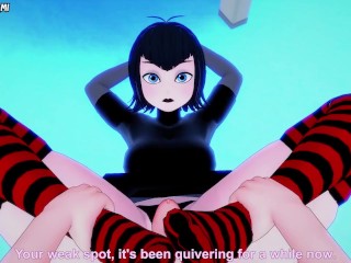 Mavis Dracula from Hotel Transylvania Gives You A Footjob Hentai POV