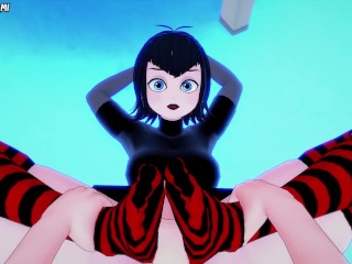 Mavis Dracula from Hotel Transylvania Gives You A Footjob Hentai POV