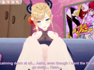 Yuzuki Choco 癒月ちょこ plays with her wet pussy