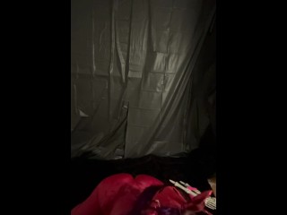 The red dripping wet devil cums all over for you