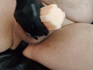 Step sister controlling my prostate toy while I'm jerking off | Long-distance sex, prostate orgasm