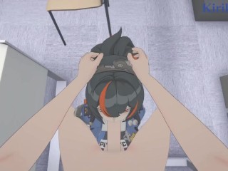 Zhu Yuan and I have intense sex in the office. - Zenless Zone Zero POV Hentai