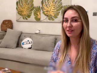 Sex with my best friend's STEPMOM on the couch