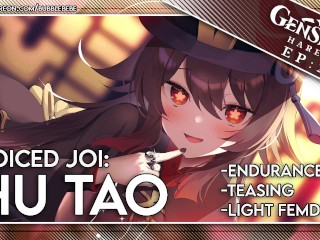 [ Voiced JOI ] Hu Tao's Friends With Benefits Service ( Light Femdom | Teasing | Endurance )