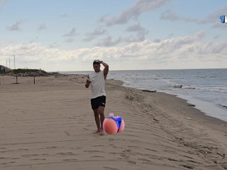 Outdoor sex with a stranger I met on the beach - Max Betancur & Tatiana Alvarez