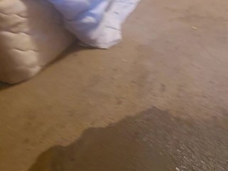 Pissing on the floor again. Pt 2