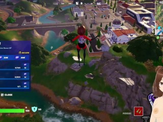 Elastic Girl's huge ass in a fortnite game - Jazziuu - Gameplay