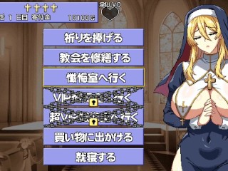 【H GAME】エリスの為に鐘は鳴る♡全Hアニメーション 懺悔室① All Sex Animation