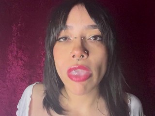 Cum in my Mouth Long Tongue JOI with Countdown