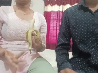 Jiju ne Sali ko banana (Kela) bol kar apne lund khila Diya virgin sali jor se chilaya jab jiju lund