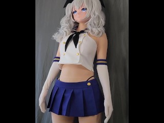 Kigurumi Kashima in shimakaze uniform