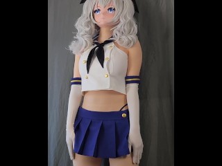 Kigurumi Kashima in shimakaze uniform