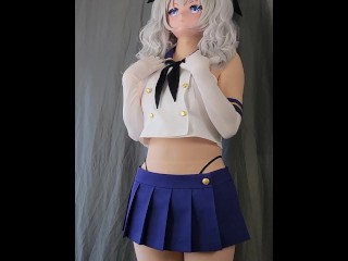 Kigurumi Kashima in shimakaze uniform