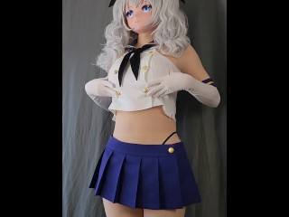 Kigurumi Kashima in shimakaze uniform