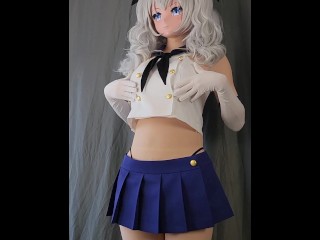 Kigurumi Kashima in shimakaze uniform