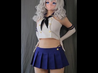 Kigurumi Kashima in shimakaze uniform