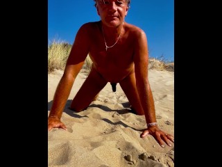 Christopheporn Public Beach Masturbation Jerk Off