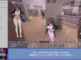 Stage 3 Play Seleka-san who Exposes unnoticed with Naked Coat