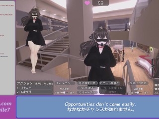 Stage 3 Play Seleka-san who Exposes unnoticed with Naked Coat