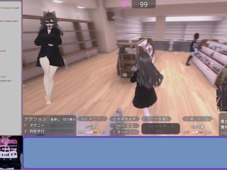 Stage 3 Play Seleka-san who Exposes unnoticed with Naked Coat