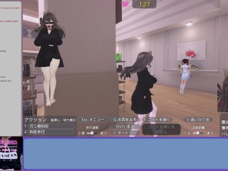 Stage 3 Play Seleka-san who Exposes unnoticed with Naked Coat