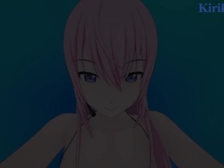 Megurine Luka and I have intense sex on the beach at night. - Project SEKAI VOCALOID Hentai