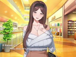 Hentai Uncensored Having Sex with Hot Milf Kasumi in Public Toilet - Summer Clover