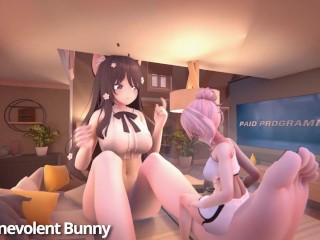 Growth treats (Giantess growth animation)